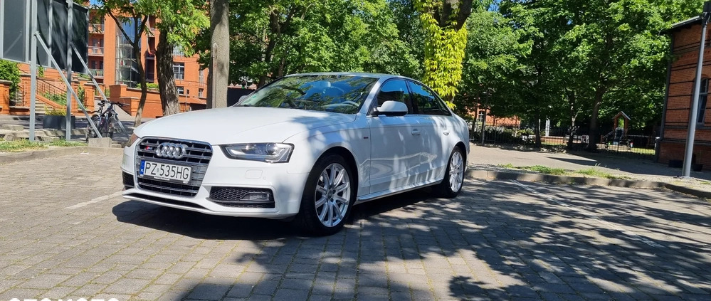 Audi A4 cena 59500 przebieg: 161199, rok produkcji 2012 z Kosów Lacki małe 106